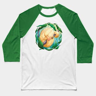 Sleeping Anteater Rainforest Baseball T-Shirt